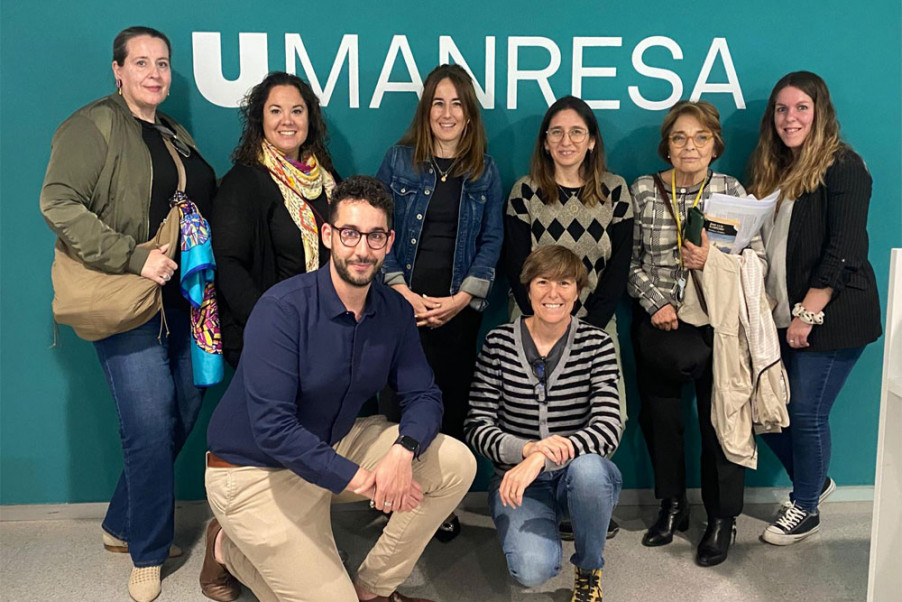 Representants de la Universidad de Almeria amb persones vinculades al CISARC d'UManresa