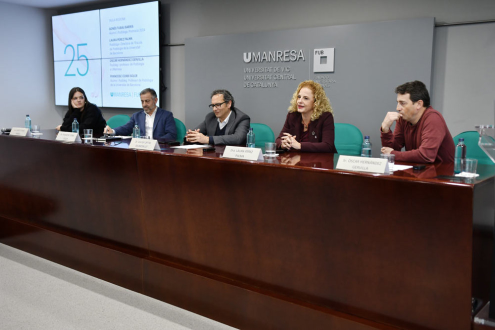 Taula rodona dels 25 anys del grau en Podologia a Manresa
