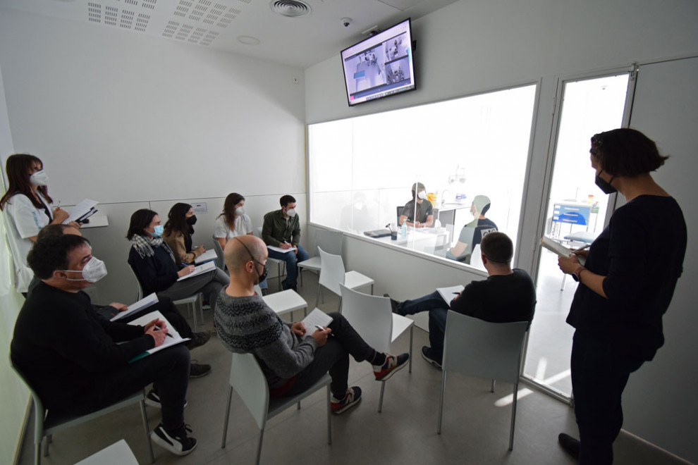 Curs d'instructor en simulació al CISARC amb docents de la Universidad de Deusto