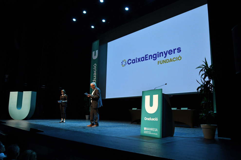 Menció als Premis Talent durant l'acte de graduació 25-26