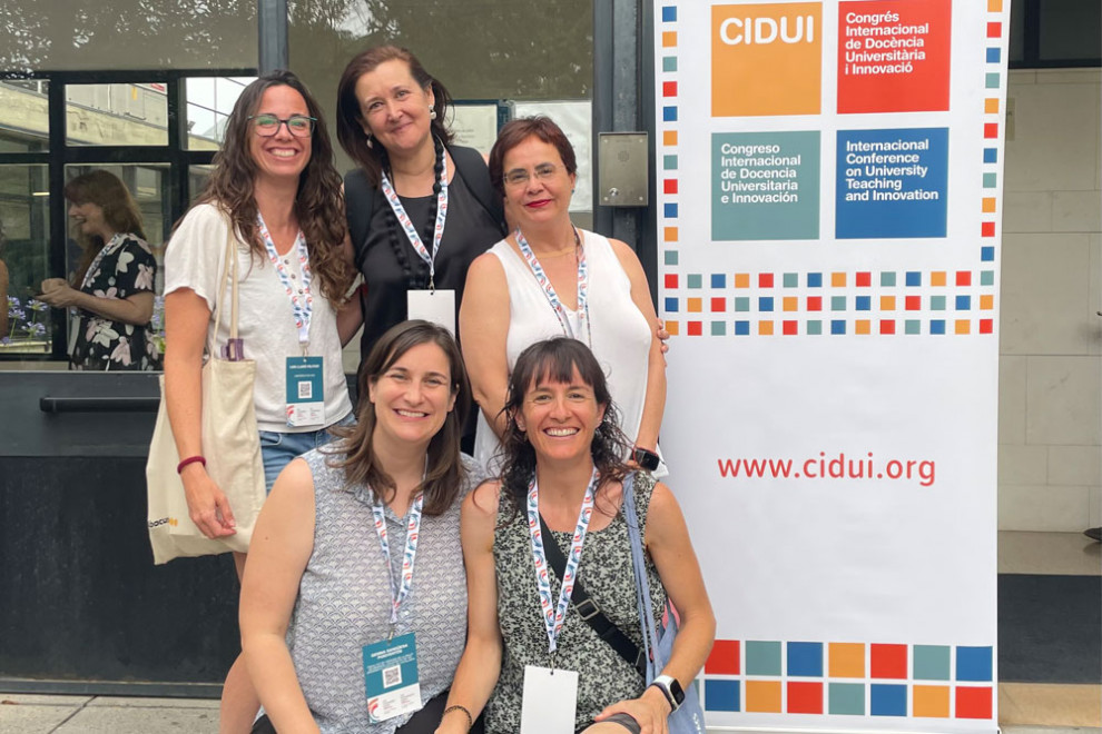 Representants d'UManresa al Congrés Internacional de Docència Universitària i Innovació 