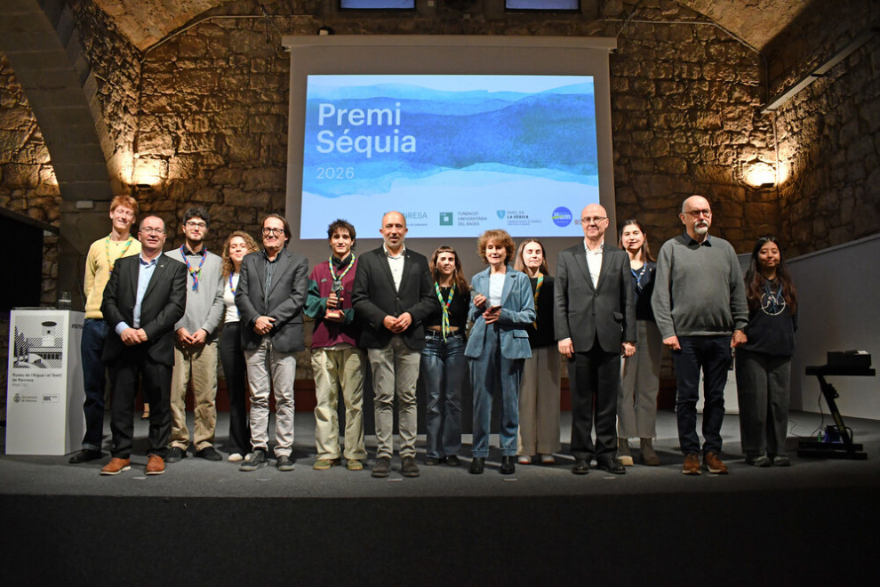 Foto de família del lliurament del Premi Séquia 2026