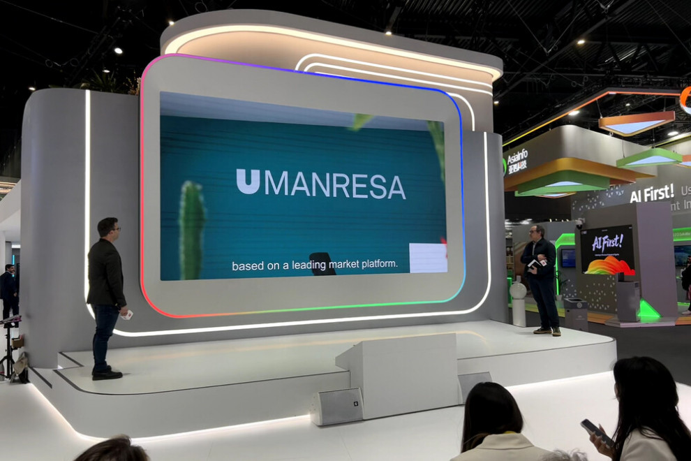 Gerard Soler durant la seva intervenció al MWC