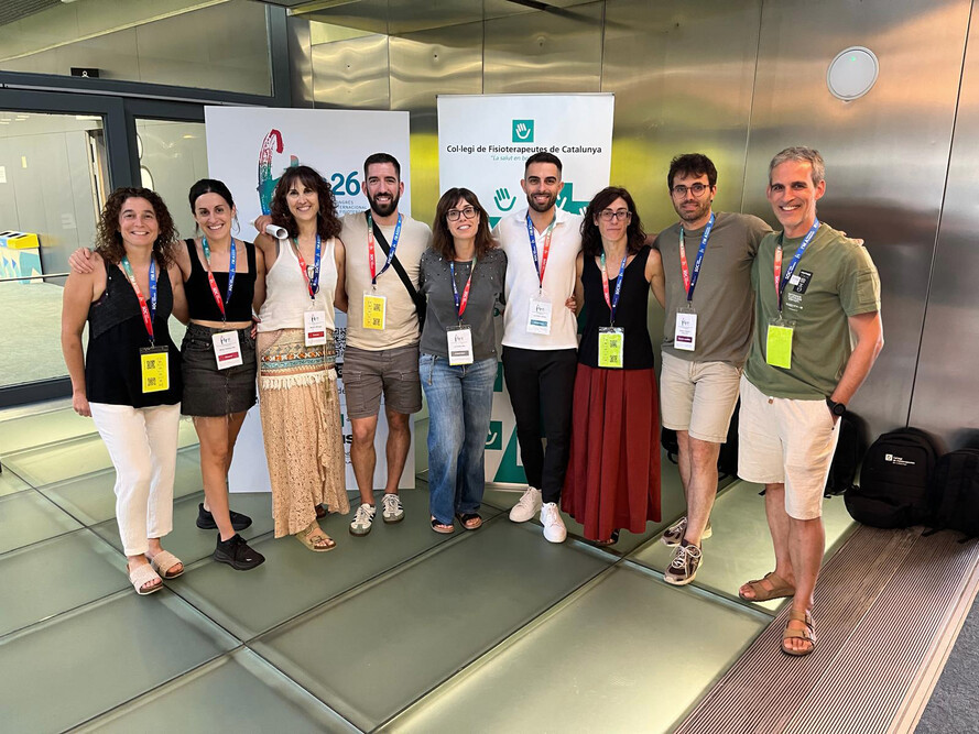 Docents vinculats al grau en Fisioteràpia d'UManresa al congrés FTP26