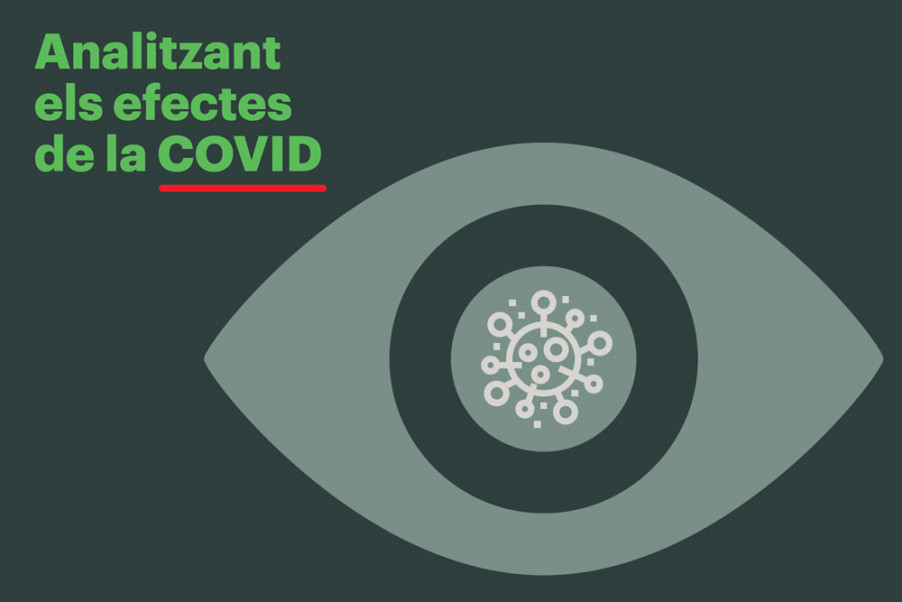 Cartell del programa d'activitats Analitzant els efectes de la COVID