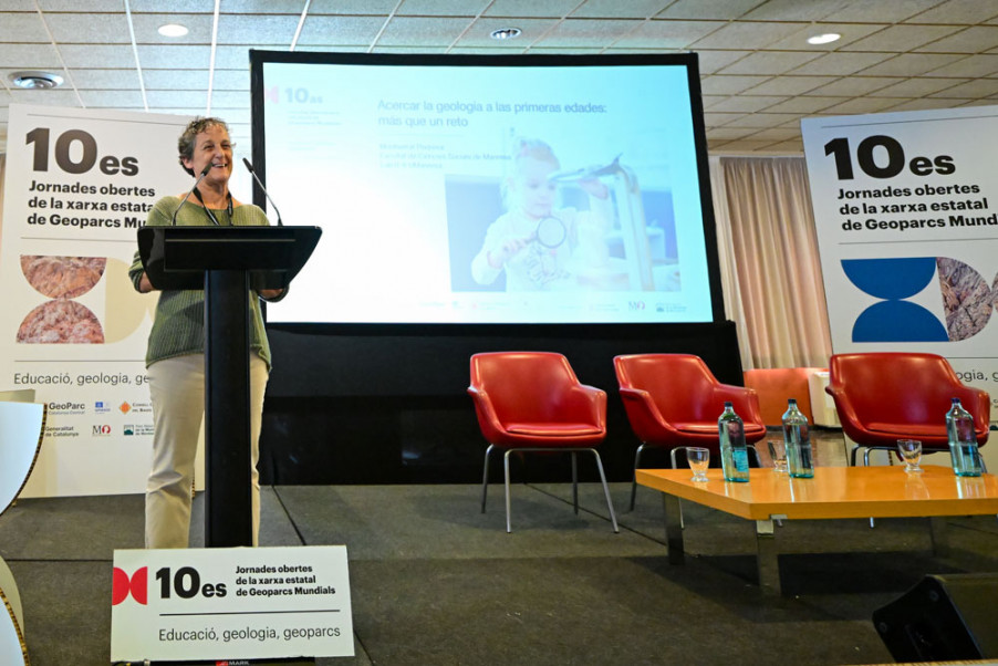Montserrat Pedreira intervé a les Jornades Estatals de Geoparcs