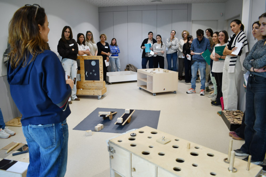 Un dels tallers de la jornada 0-3 