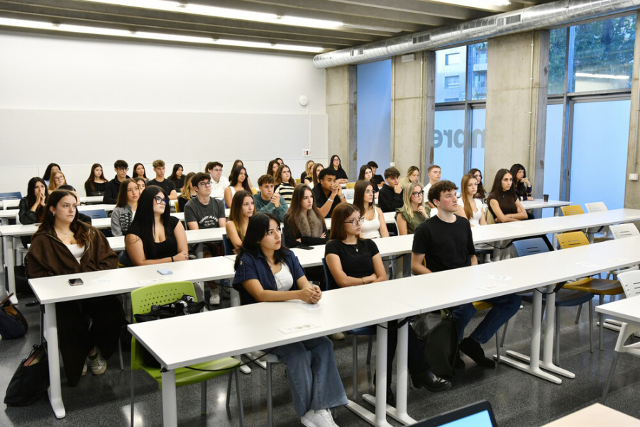 Primer dia de classe del nou grau en Dret a UManresa