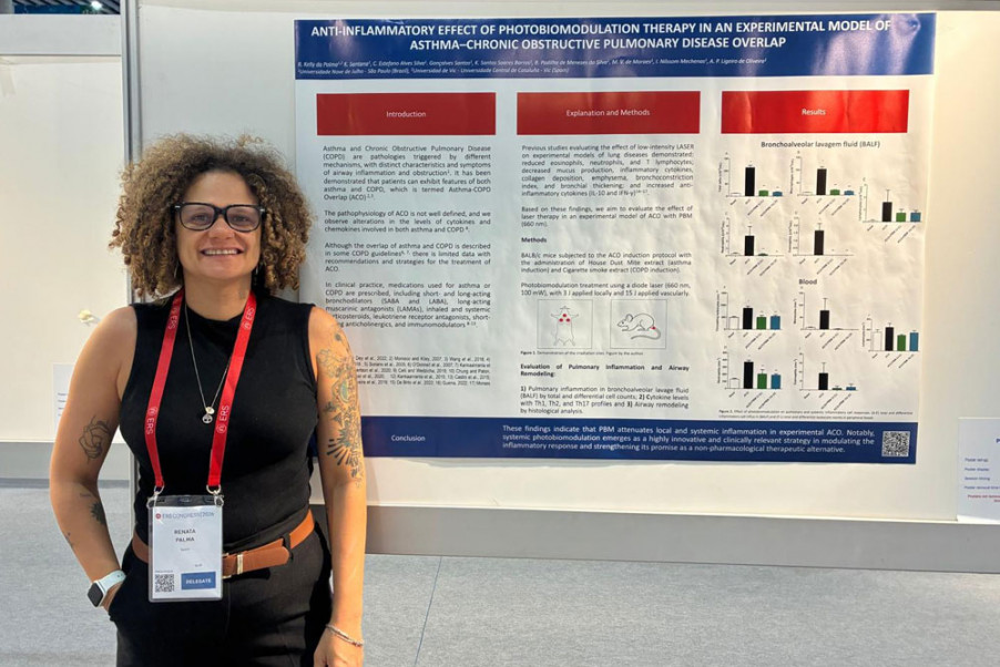 Renata Kelly da Palma al congrés de l’European Respiratory Society