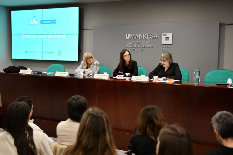 Xerrada Conviure amb el càncer a UManresa en el marc de l'Operació Marató