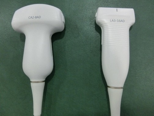 Tipus de sondes utilitzades a la Clínica Universitària; Convex (2-8 MHz) i Lineal (3-16 MHz)